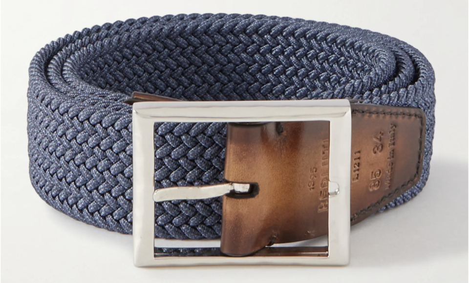 47) Leather-Trimmed Belt