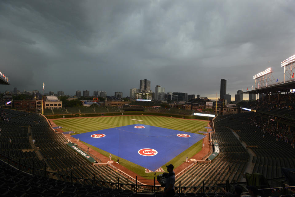 The Cubs and Brewers are feuding once again over a game start time being moved. (AP Photo)