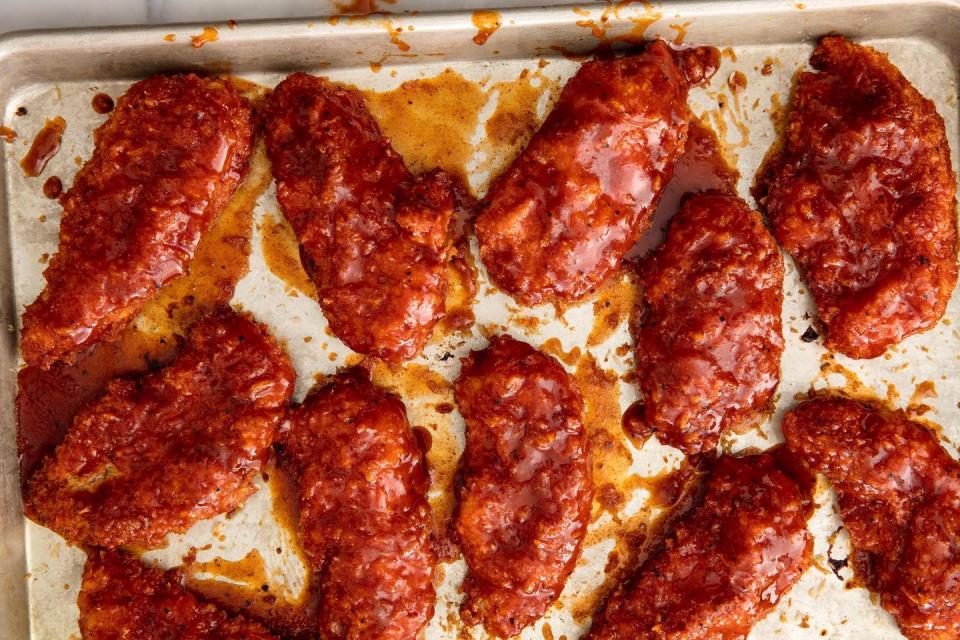 <p>This chicken is coated in the type of delectable, outrageous sauce that will have you licking your fingers all Football Sunday long. Make this once and we guarantee it will become your tailgate's must-have. Think serving these delicious morsels on there own isn't enough? Try our <a href="https://www.delish.com/cooking/recipe-ideas/recipes/a46602/crack-chicken-tacos-recipe/" rel="nofollow noopener" target="_blank" data-ylk="slk:sweet BBQ lime chicken tacos;elm:context_link;itc:0;sec:content-canvas" class="link ">sweet BBQ lime chicken tacos</a> or <a href="https://www.delish.com/cooking/recipe-ideas/recipes/a49003/crack-chicken-dip-recipe/" rel="nofollow noopener" target="_blank" data-ylk="slk:cheesy BBQ lime dip;elm:context_link;itc:0;sec:content-canvas" class="link ">cheesy BBQ lime dip</a><em>.</em></p><p>Get the <strong><a href="https://www.delish.com/cooking/recipe-ideas/recipes/a45991/crack-chicken-recipe/" rel="nofollow noopener" target="_blank" data-ylk="slk:BBQ Lime Chicken recipe;elm:context_link;itc:0;sec:content-canvas" class="link ">BBQ Lime Chicken recipe</a></strong>. </p>