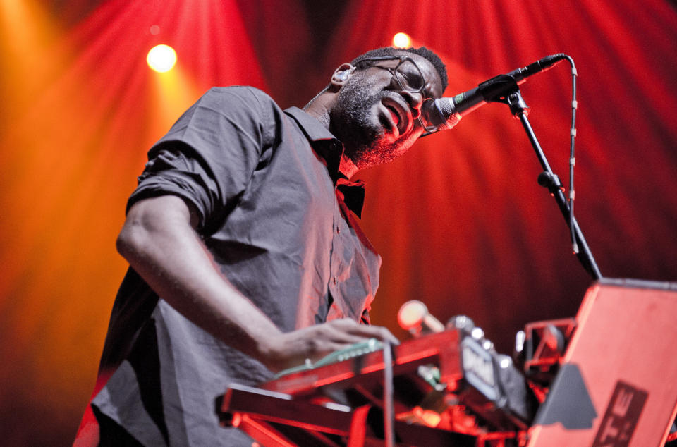 Adebimpe performing with TV on the Radio in 2011. (Photo: David Wolff - Patrick via Getty Images)