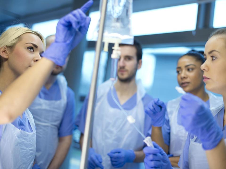 Ministers are to introduce thousands more nursing apprenticeships to the NHS: iStock