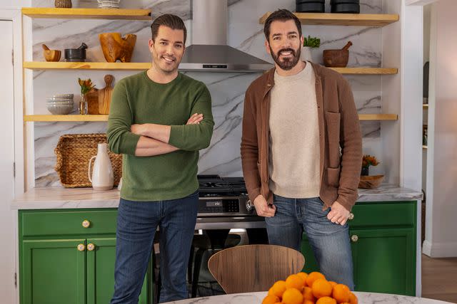 <p>HGTV</p> Drew and Jonathan Scott in 'Backed by the Bros'