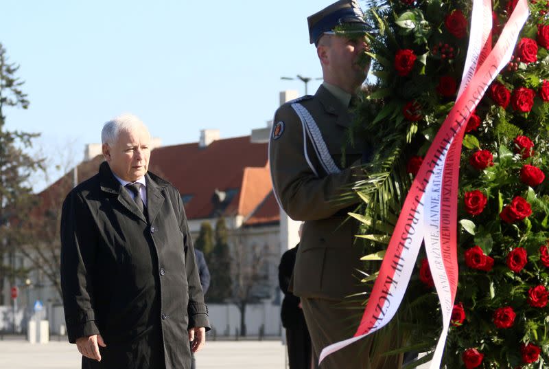 The tenth anniversary of the crash of the Polish government plane in Smolensk,