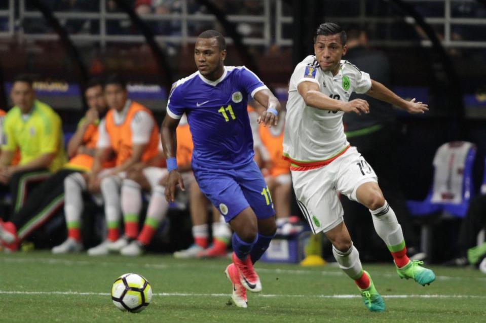 Angel Sepulveda, right, and Mexico got all they could handle from Curacao. (Getty)