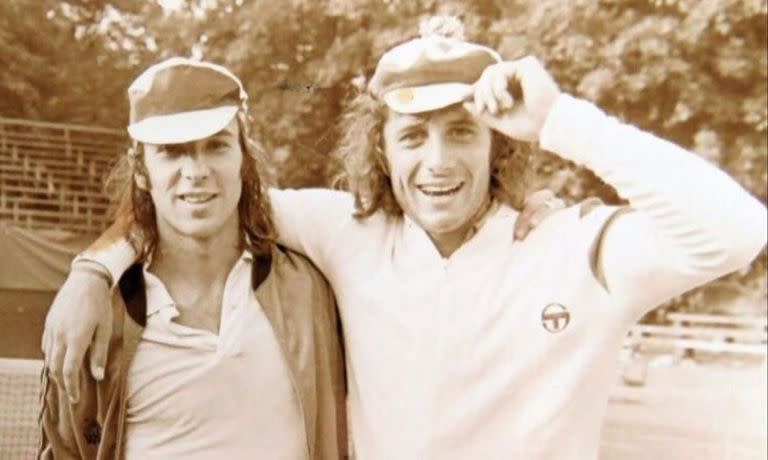 Tiempos dorados: Modesto "Tito" Vázquez y Guillermo Vilas, unidos por el tenis, la música y la literatura