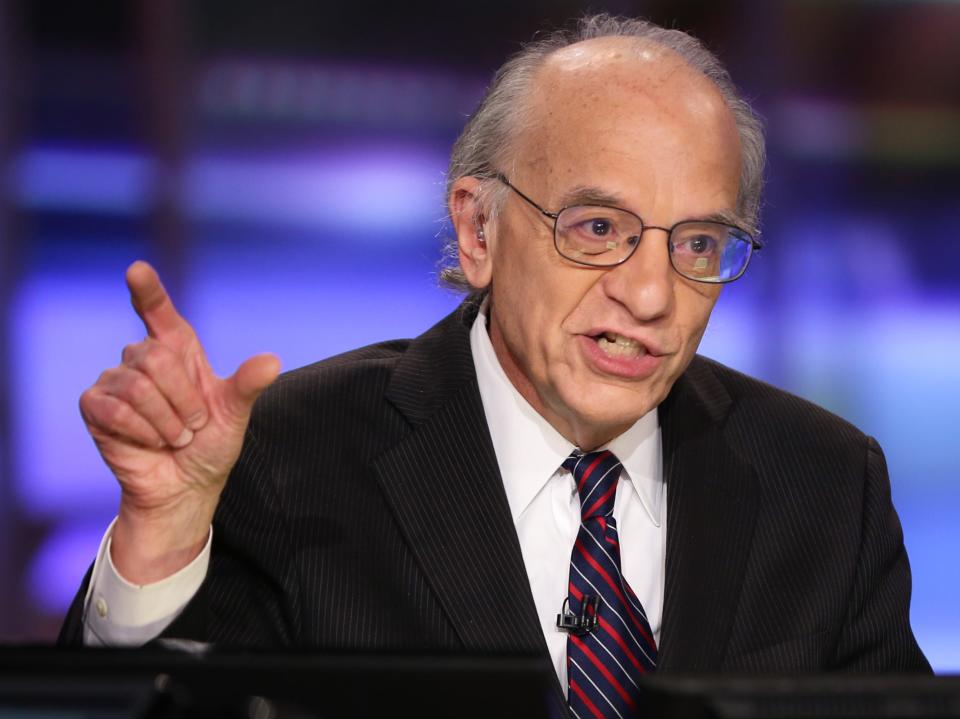 Jeremy Siegel, Russell E. Palmer Professor of Finance at the Wharton School of the University of Pennsylvania in Philadelphia, on an interview on December 30, 2014.