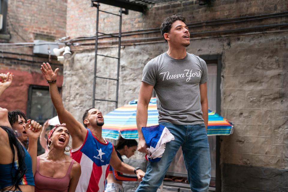 ANTHONY RAMOS as Usnavi in Warner Bros. Pictures’ “IN THE HEIGHTS,” a Warner Bros.
