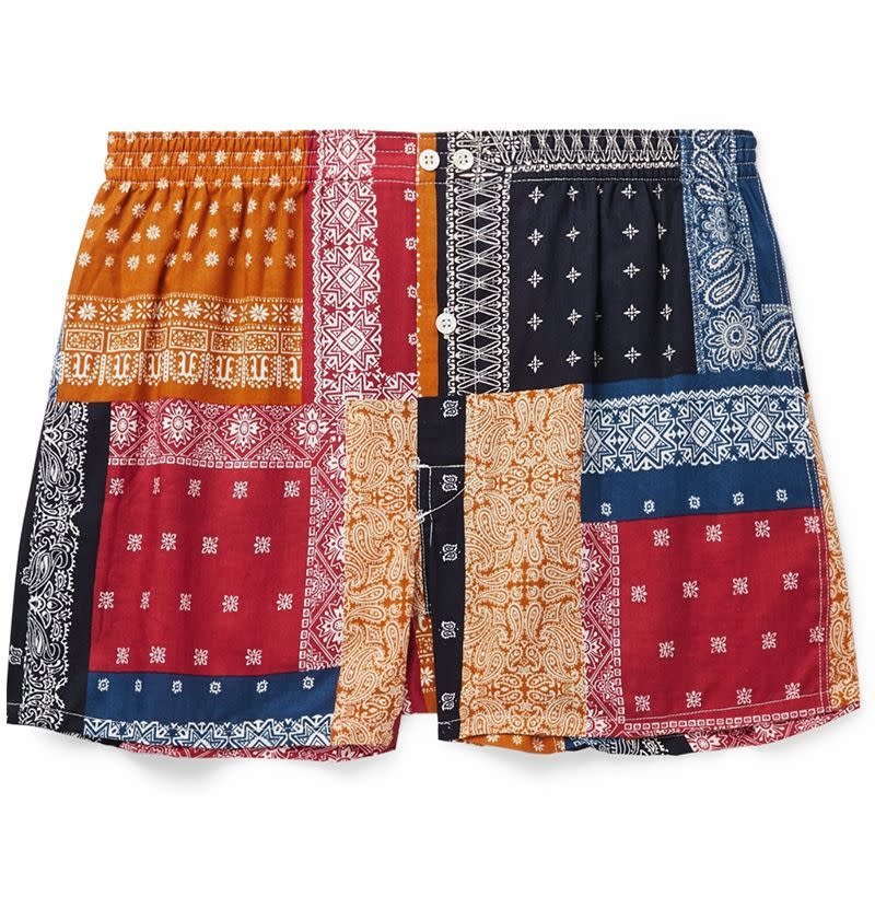 Bandana-Print Cotton Boxer Briefs