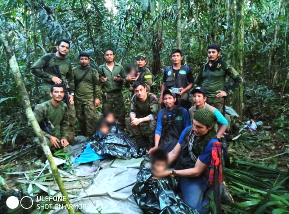 40 days in the Amazon, COLOMBIAN MILITARY