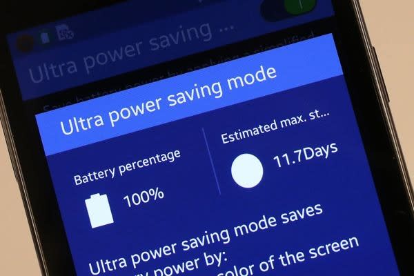 Samsung Z Ultra Power Saving Mode