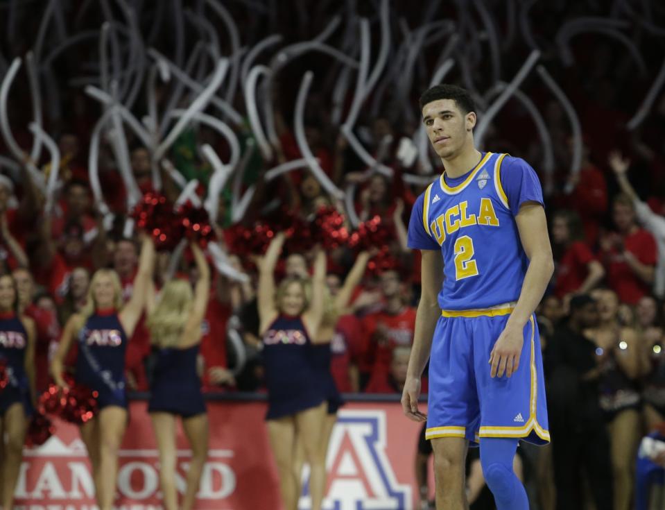 Lonzo Ball is widely considered to be the second-best prospect in the draft. (AP)