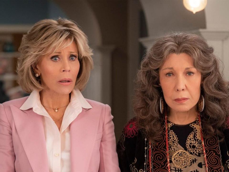 Her religion prevented Jane Fonda from delivering one line in ‘Grace and Frankie’ (Saeed Adyani/Netflix)