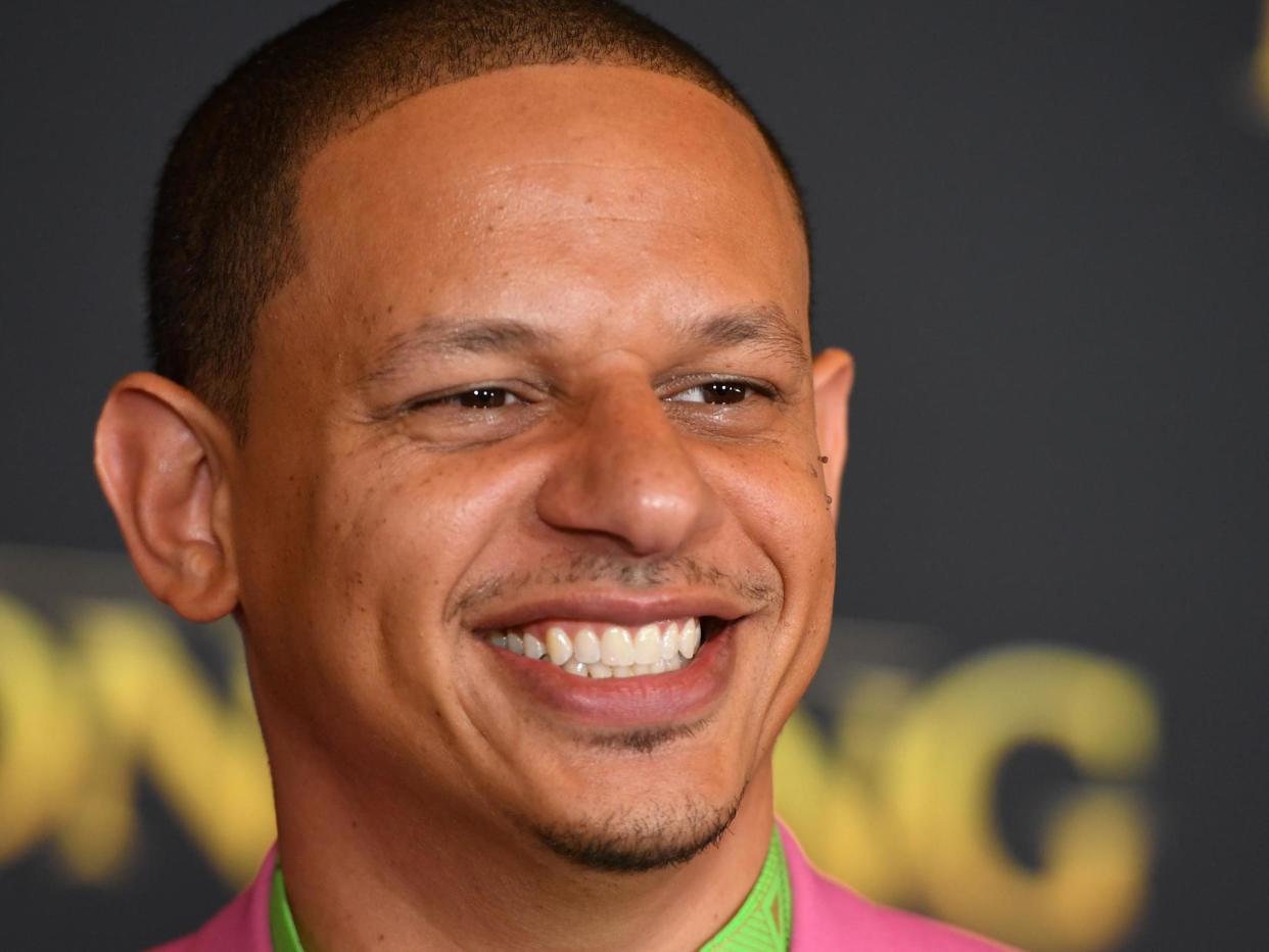 US actor Eric Andre arrives for the world premiere of Disney's "The Lion King" at the Dolby theatre: AFP via Getty Images