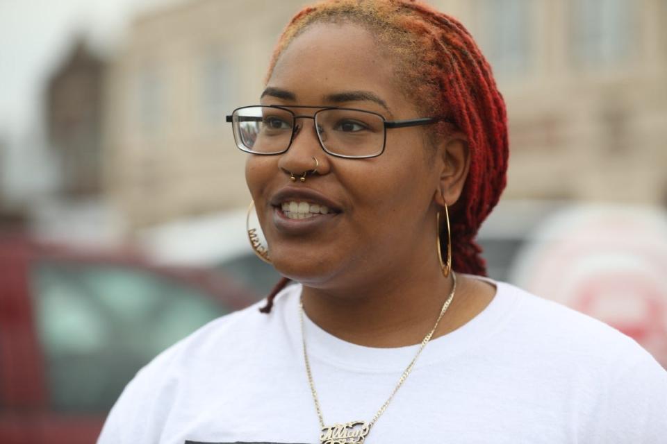 Jillian Hanesworth, Buffalo's first poet laureate, talks about the challenges facing the city's East Side after a racially-motivated mass shooting left 10 people dead in May.