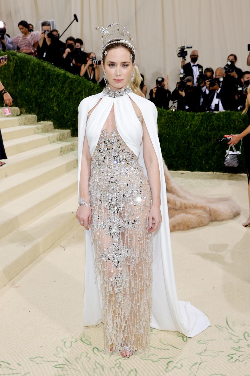 Emily Blunt wore Miu Miu at the 2021 Met Gala.