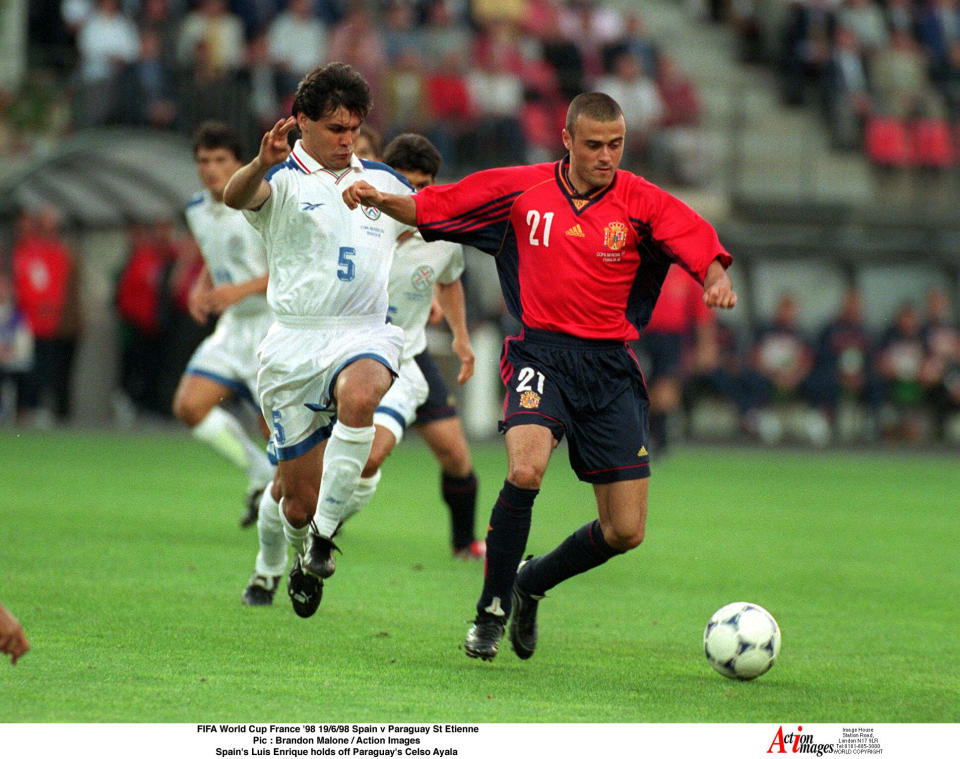 Luis Enrique fue indiscutible durante la etapa de Javier Clemente al frente de la selección española. oto: Brandon Malone / Action Images