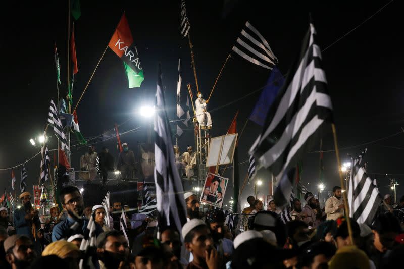 Anti-government protest rally in Karachi