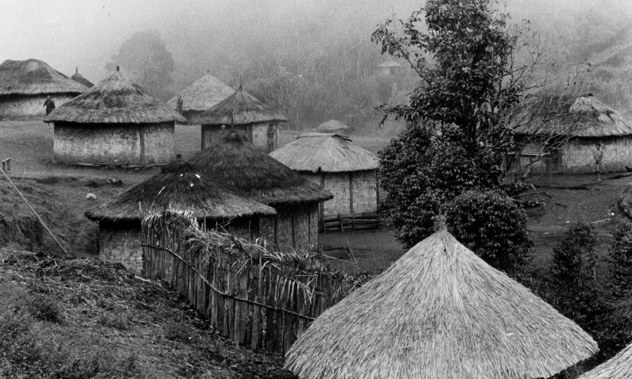 <span>A typical native village of the Eastern Highlands of Papua New Guinea in 1972.</span><span>Photograph: Keystone Features/Getty Images</span>