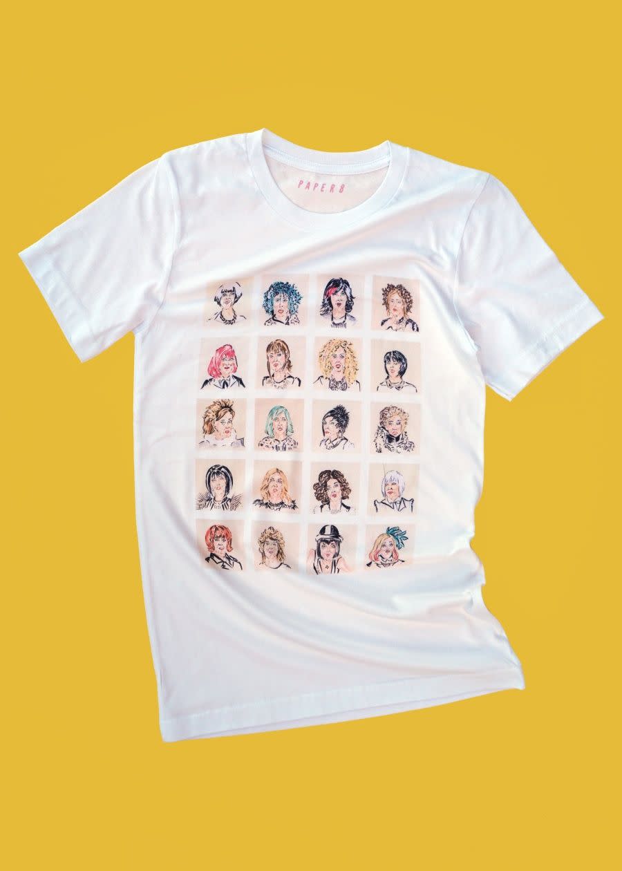 16) Moira Rose Wig Tee Shirt