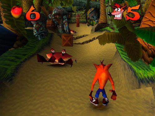 Screenshot from Crash Bandicoot on PlayStation