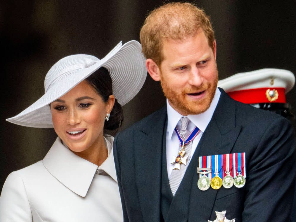 Zeigen sich Prinz Harry und Herzogin Meghan bald wieder in London? (Bild: imago/PPE)