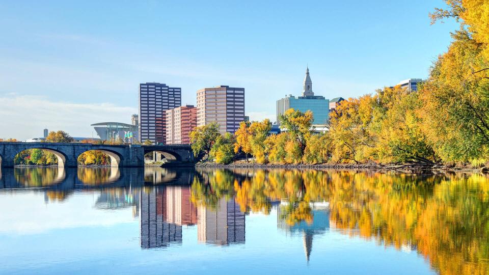 Hartford Connecticut in the fall