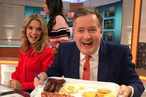 ‘Livid’ Piers Morgan enjoys fry-up after losing out at NTAs: ‘I don’t have to go vegan!’