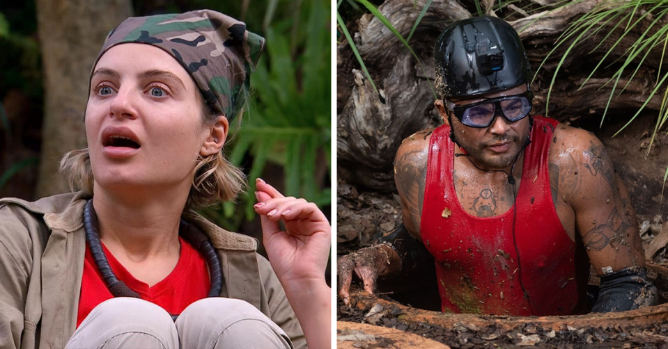 I’m A Celebrity's Domenica Calarco and Nathan Henry.