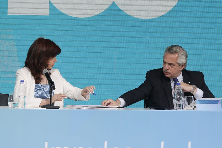 Alberto Fernández, y Cristina Fernández de Kirchner