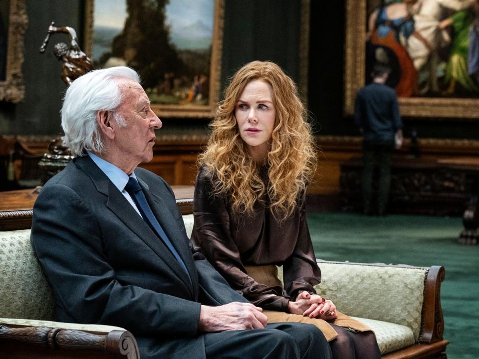 Donald Sutherland and Nicole Kidman in The Undoing (Sky)