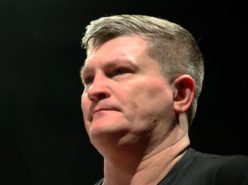 Ricky Hatton will compete in an exhibition bout on the undercard (Getty Images)