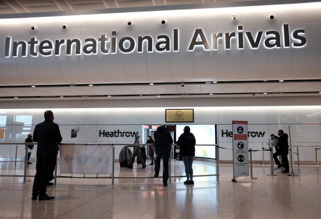 Arrivals at Heathrow