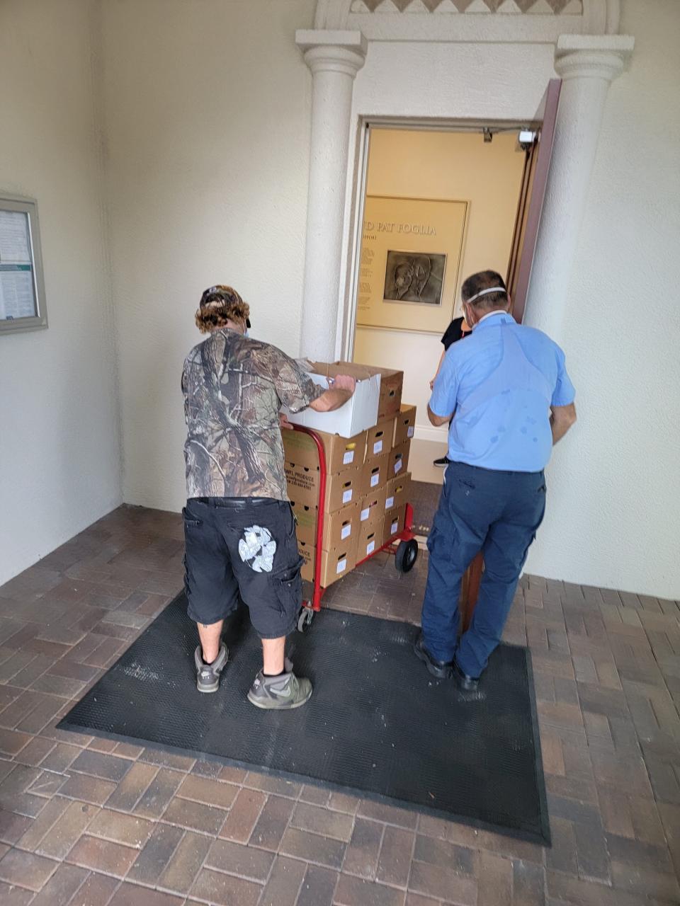 The American Heart Association drops off fresh fruit and vegetables to the Neighborhood Health Clinic in Naples so clinic patients have access to healthier food.  (Submitted)