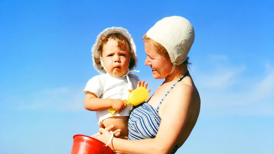 a summer day at the northsea langeoog 1963