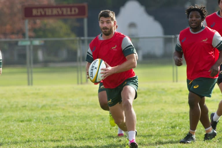 Wasps left wing Willie le Roux (L) escapes blame for the sides' European Champions Cup loss to Leinster after his blunder turned a near certain try into a knock-on