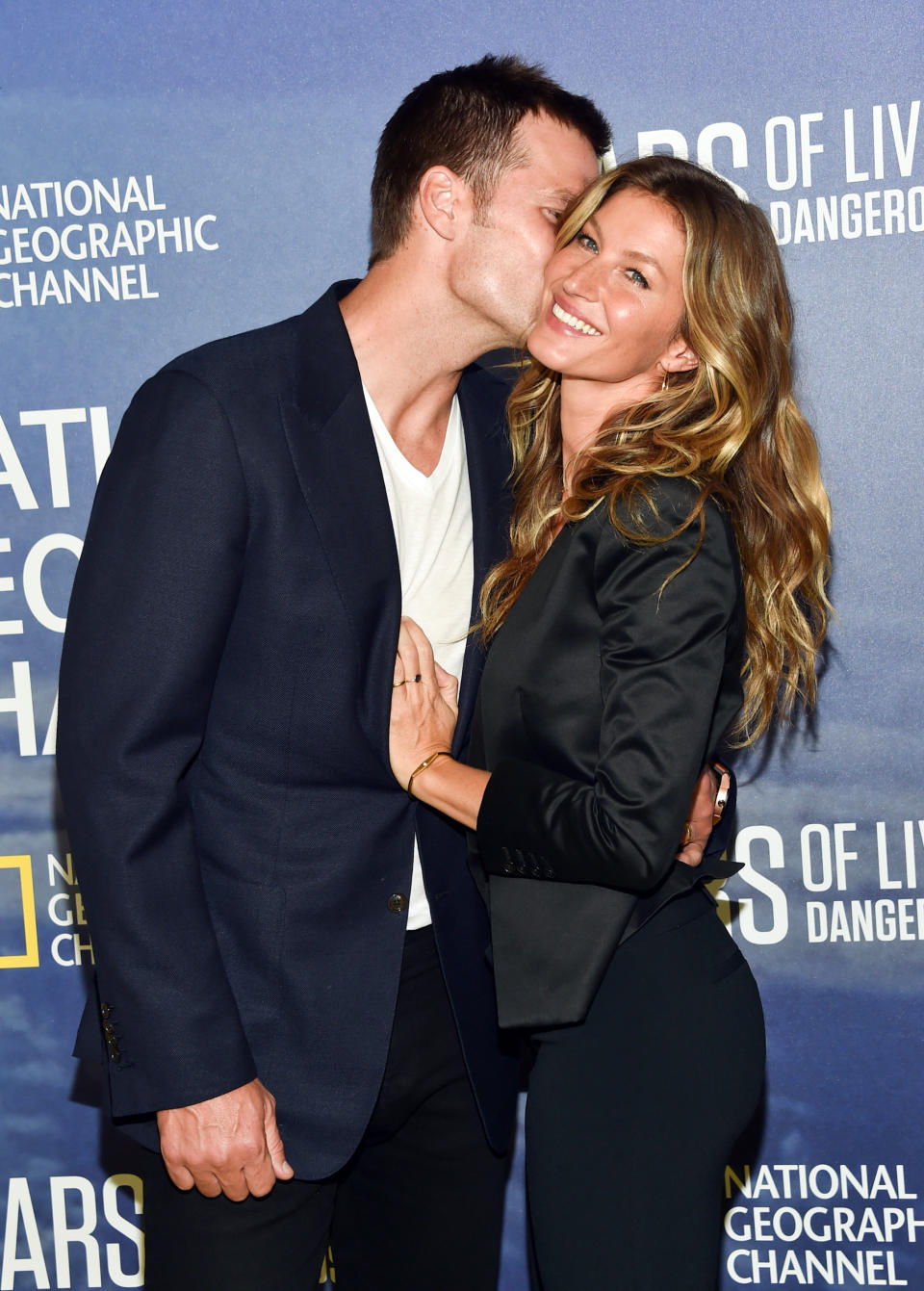 Model Gisele Bundchen and her husband, NFL quarterback Tom Brady, attend the premiere of National Geographic Channel's, "Years of Living Dangerously," at the American Museum of Natural History on Wednesday, Sept. 21, 2016, in New York. (Photo by Evan Agostini/Invision/AP)