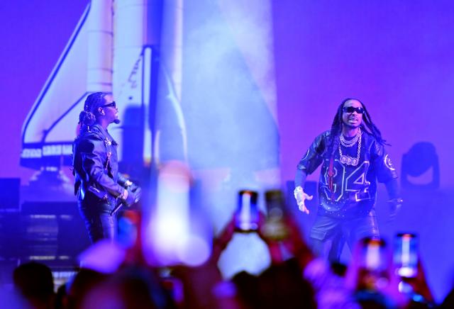 WATCH: Quavo, Offset reunite for Takeoff tribute at BET Awards