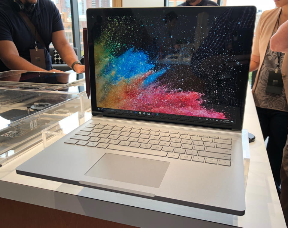 Microsoft’s Surface Book 2 is here to take on Apple’s MacBook Pro.