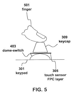 Apple keyboard patent