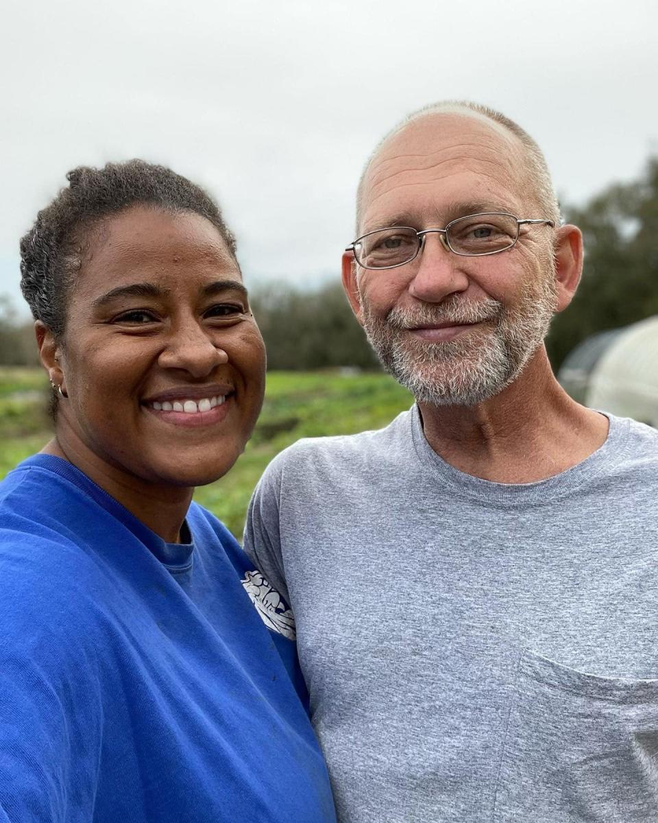 Kiona and Chris Wagner, Rocky Soil Family Farm, Monticello.