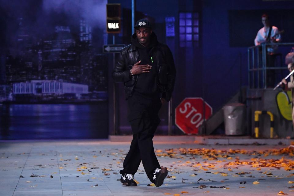 PARIS, FRANCE - JANUARY 17: Designer Virgil Abloh walks the runway during the Louis Vuitton Menswear Fall/Winter 2019-2020 show as part of Paris Fashion Week on January 17, 2019 in Paris, France. (Photo by Pascal Le Segretain/Getty Images)