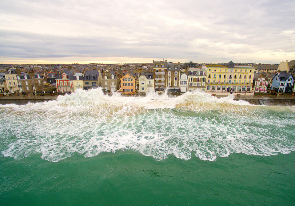 <p>Saint-Malo, France, by Easy Ride, taken at 53 feet. (Caters News) </p>