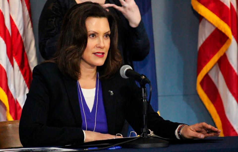 Whitmer has refused to lift her stay-at-home order, despite protests and GOP demands. (Photo: Michigan Office of the Governor/Associated Press, Pool)