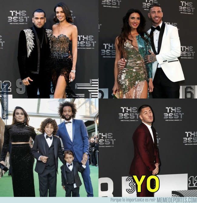 Los mejores memes de la entrega de los premios The Best de la FIFA