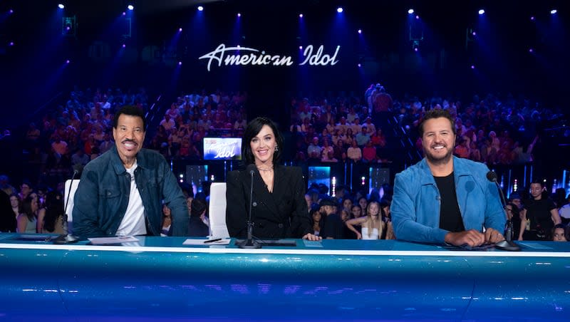 "American Idol" judges Lionel Richie, Katy Perry and Luke Bryan. Perry has announced that the 2024 season will be her last on "Idol."