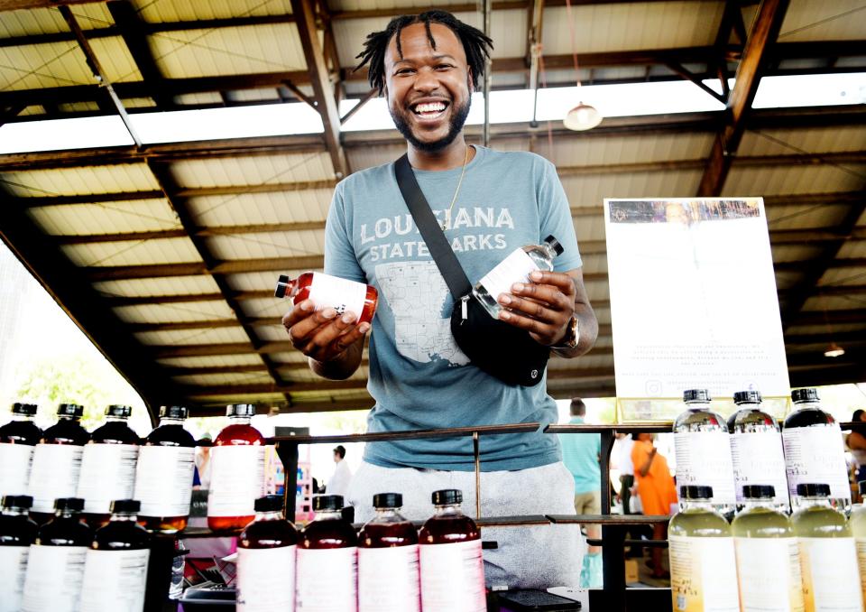 Brandon Manning at the Shreveport Farmers' Market Saturday morning, June 24, 2023, in downtown Shreveport.