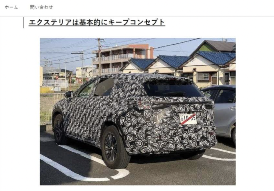 從測試車來看，新一代 Lexus NX 不僅有全新平台，連外觀也大幅換新。