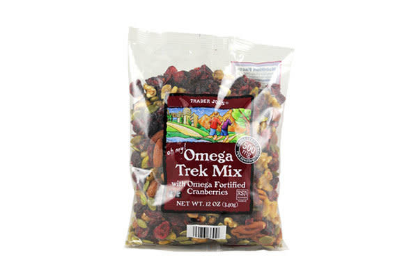 Trader Joe's makes a great trail mix, and nothing is better to stave off&nbsp;sudden hunger than a handful of trail mix. If you're lucky enough to live near a TJ's, these make better gifts than you'd think.<br /><br /><strong>You can find a&nbsp;<a href="http://www.traderjoes.com/fearless-flyer/article/1752" target="_blank">12 oz. bag of Trader Joe's Omega Trek Mix for $4.99</a></strong>