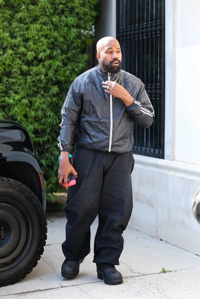 Kanye West is reportedly a suspect in a Los Angeles battery case. GC Images