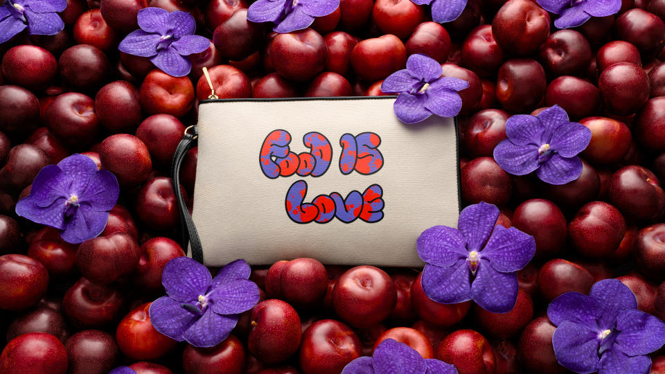 The Food Is Love pouch.